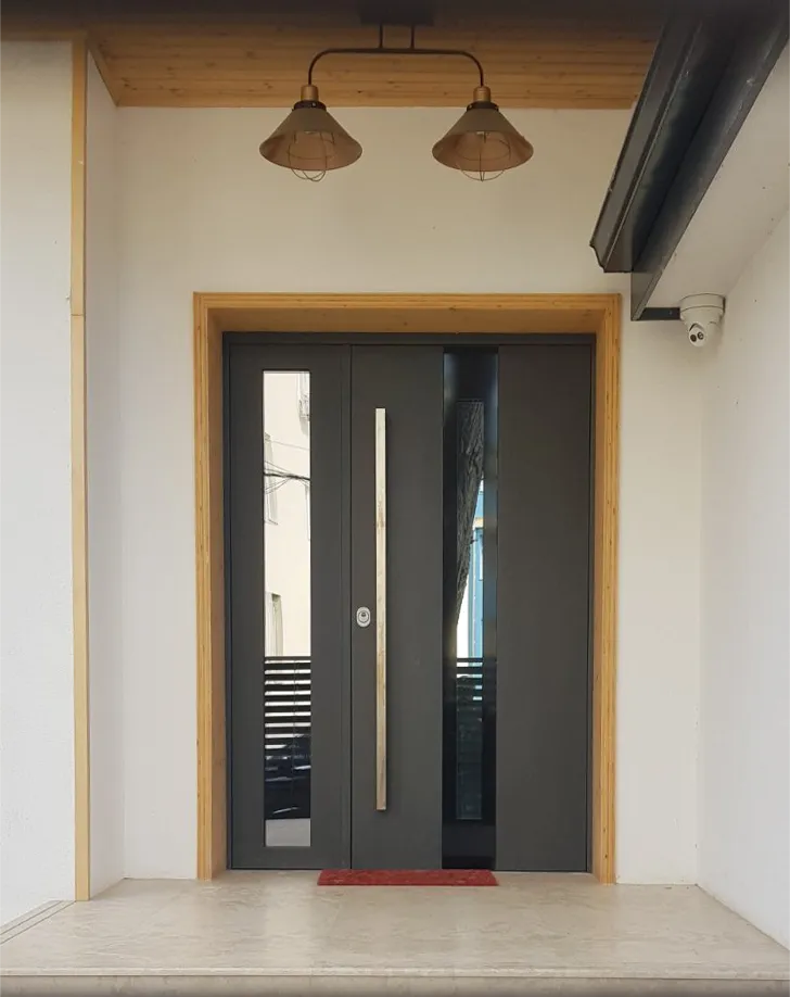 Двукрила блиндирана врата 67