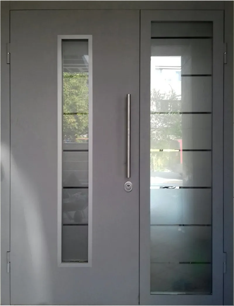 Двукрила блиндирана врата 68